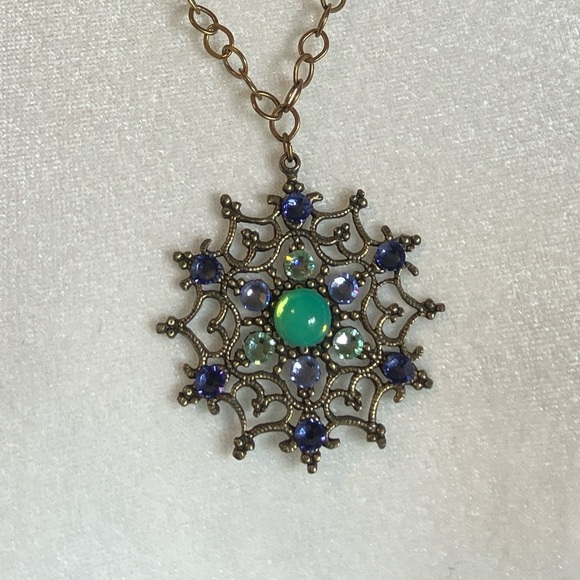 Anne Koplik Snowflake Necklace - Picture 1 of 5